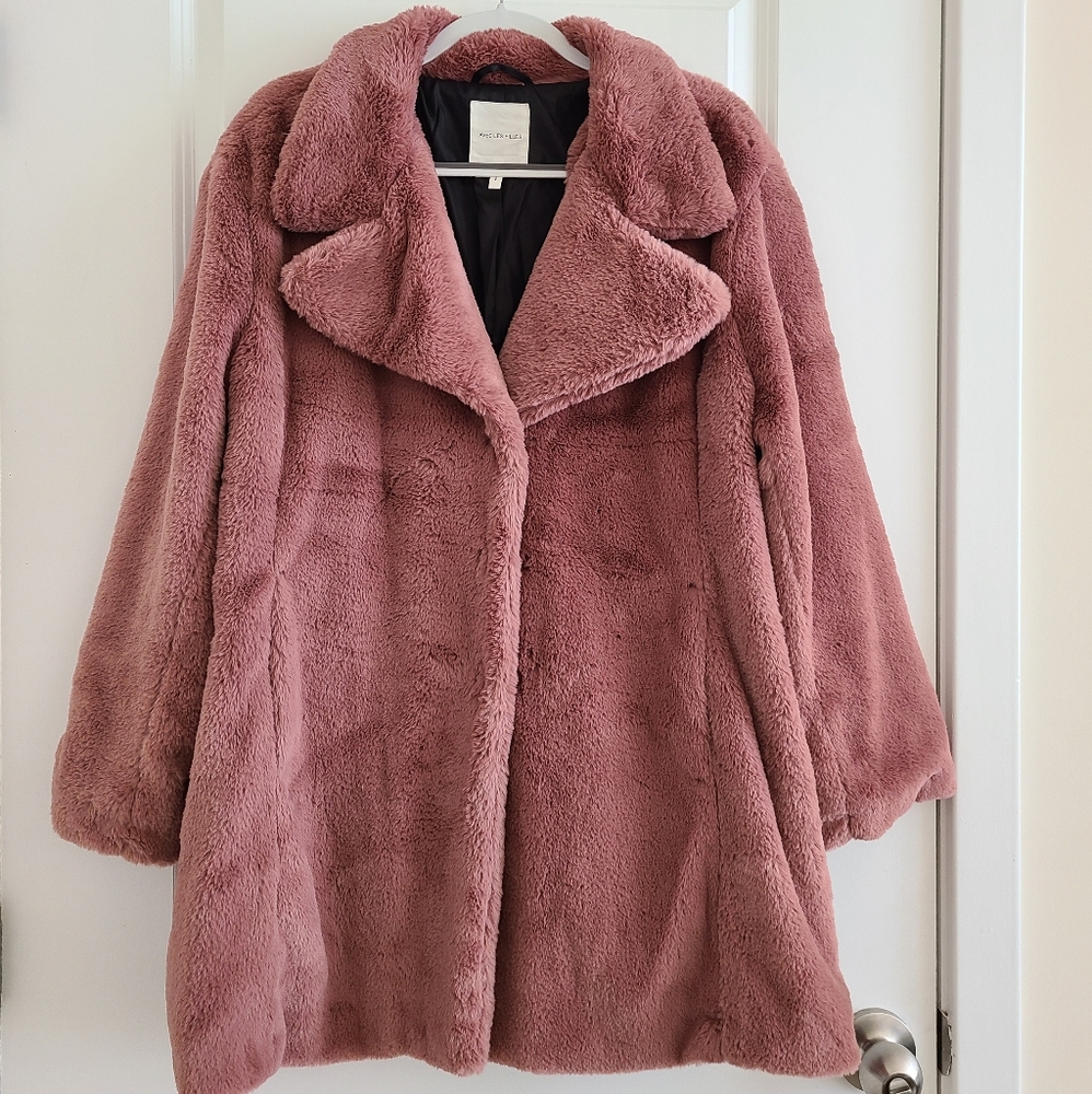 Avec Les Filles Faux Fur Coat